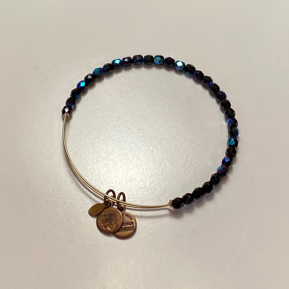 Alex and Ani Blue Stone Bangle